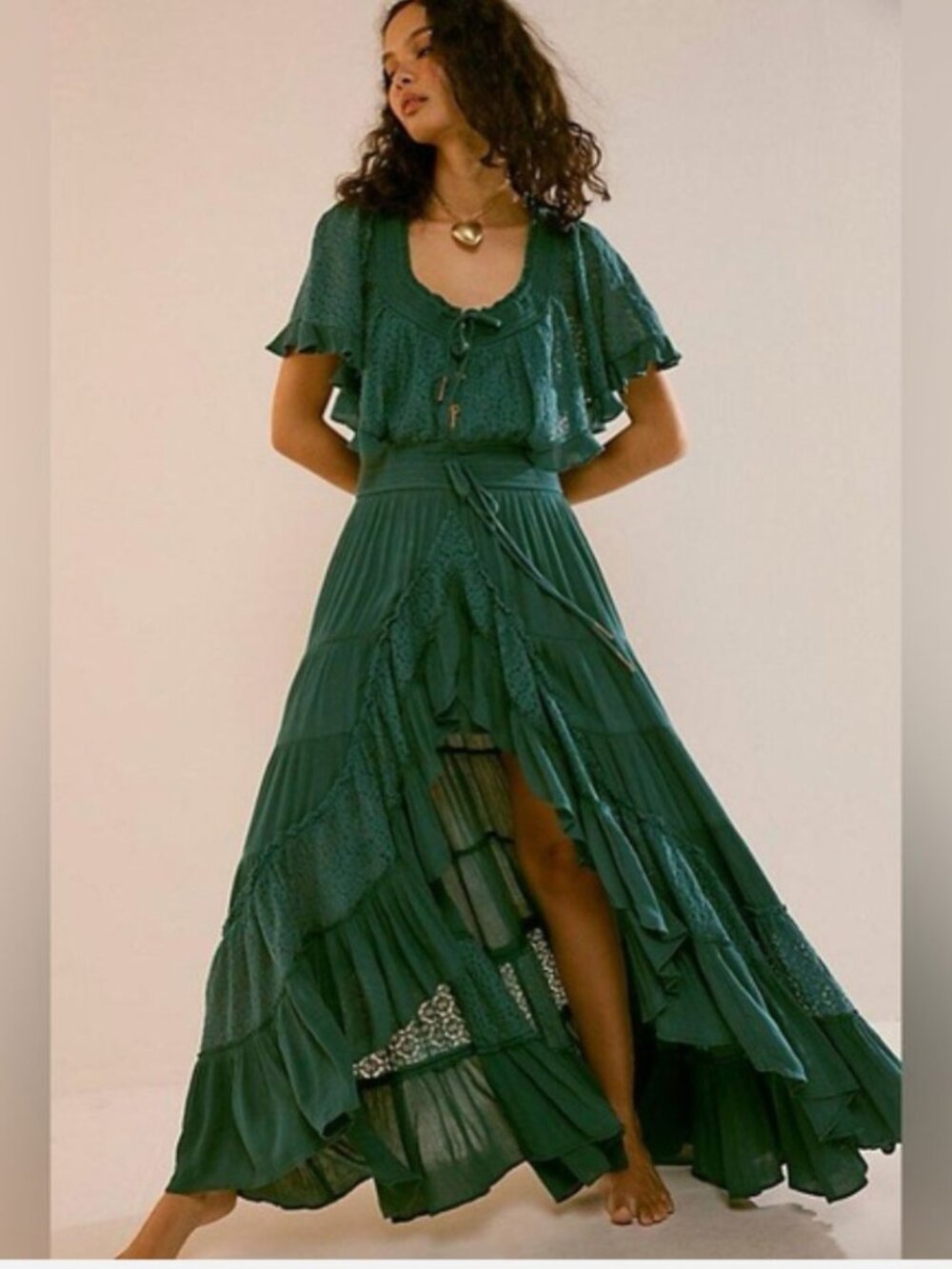 NWT Free People Dancing on Air Maxi Size S